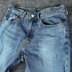 Levi's‎ 505 Jeans Men 32x30 Regular Fit Straight Leg Light Wash Denim Pants READ